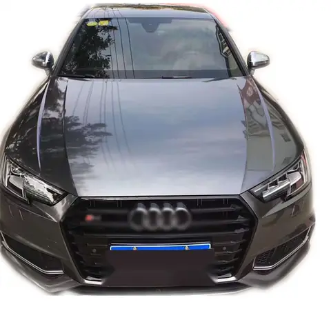 Dark Grey Super Gloss Aluminum Vinyl Wrap