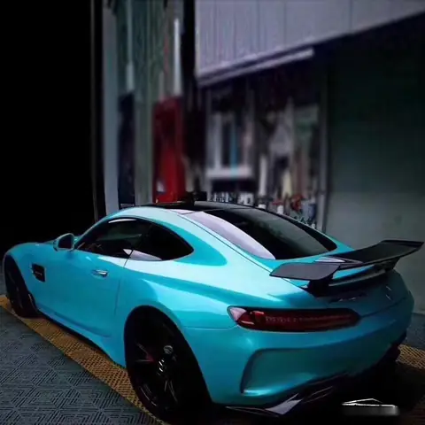 Ocean Blue Super Gloss Metallic Vinyl Wrap