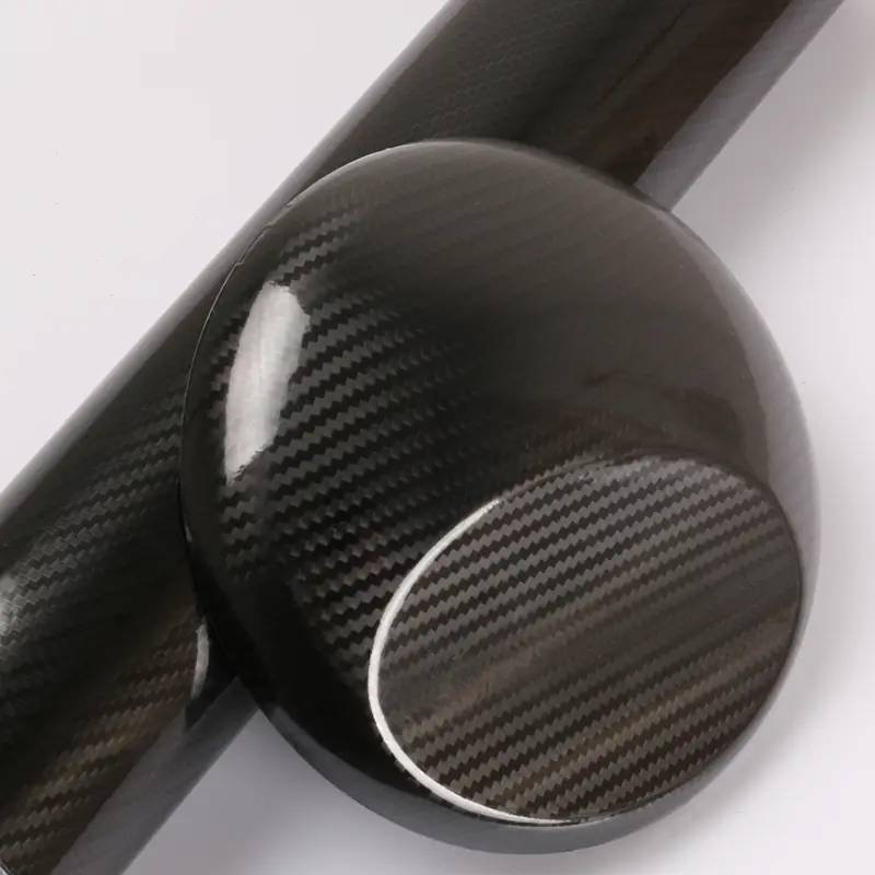 5D Black Carbon Fiber Vinyl Wrap