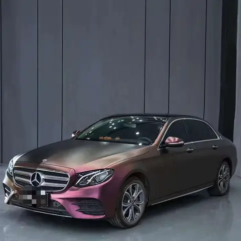 Night Brown Red Matte Diamond Vinyl Wrap
