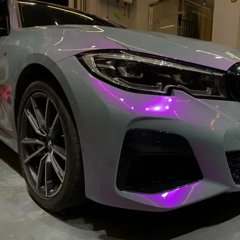Super Gloss Twin Grey Purple PET Liner Wrap