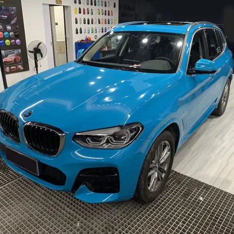 Miami Blue super gloss crystal: a high-saturation blue with deep gloss — view 2