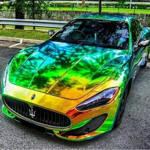 Holographic Chrome Vinyl Wrap Collection