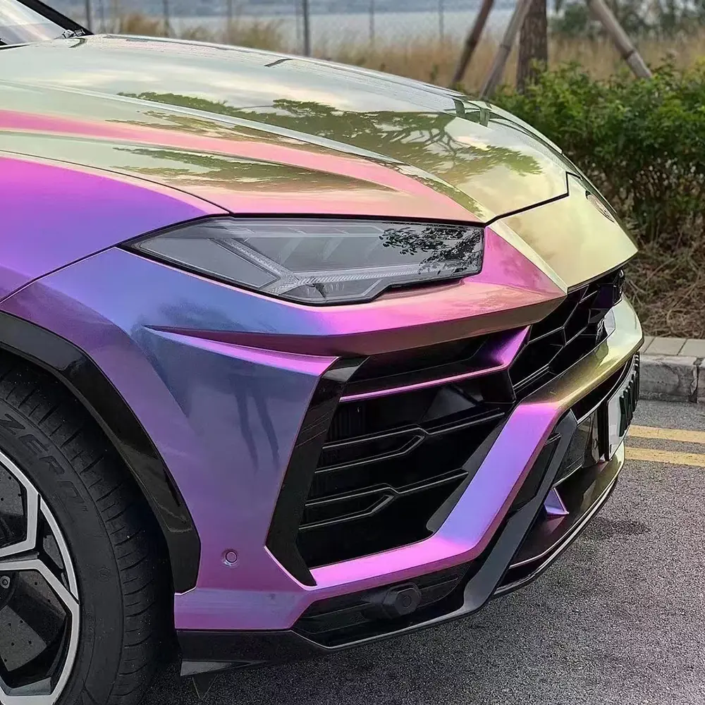 Super Gloss Magic Colored Purple PET Liner Wrap