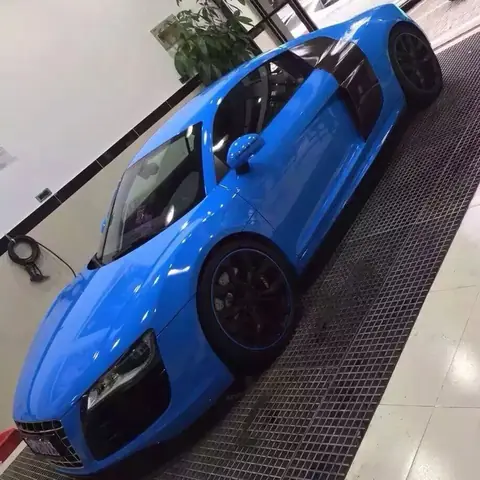 Super Gloss Dark Blue Vinyl Wrap