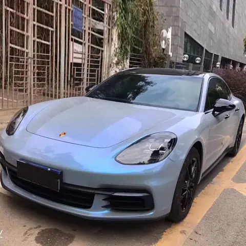 Grey Purple Twin-Color Vinyl Wrap