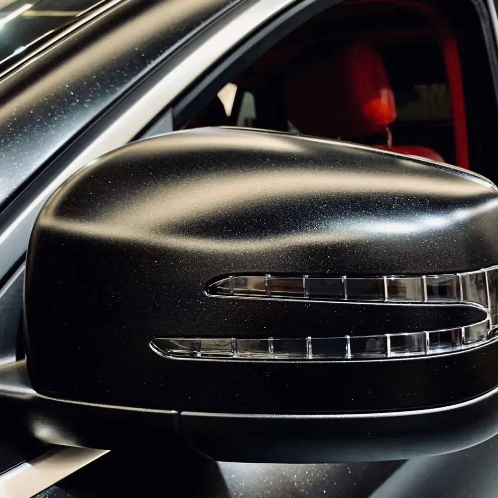 Matte Black Bubble-Free Vinyl Wrap