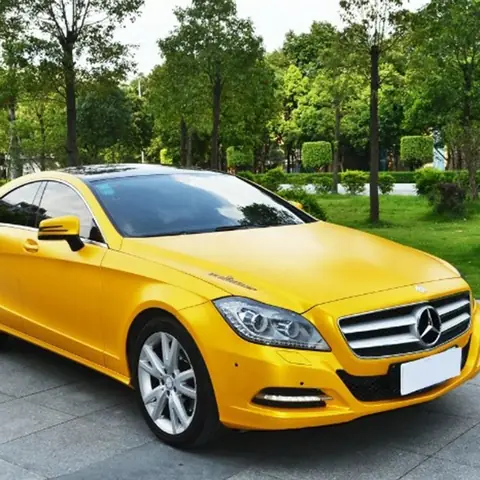 Gold Satin Metallic Vinyl Wrap