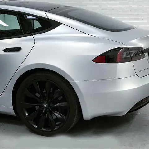 Silver Matte Heavy Metallic Vinyl Wrap