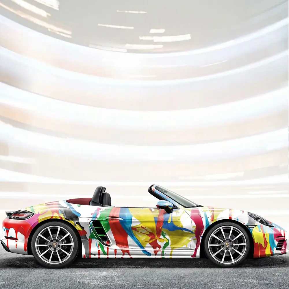 Low-Tack Custom Sticker Bomb Vinyl Wrap