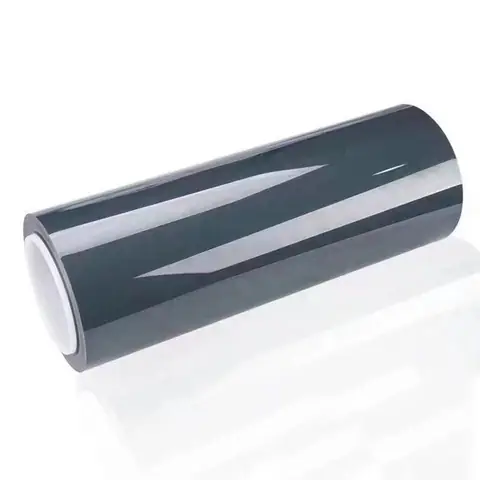 Smoke Light Black TPU Headlight Tint Film