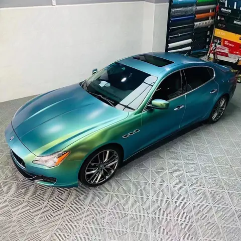 Spring Green Matte Color-Shift Vinyl Wrap
