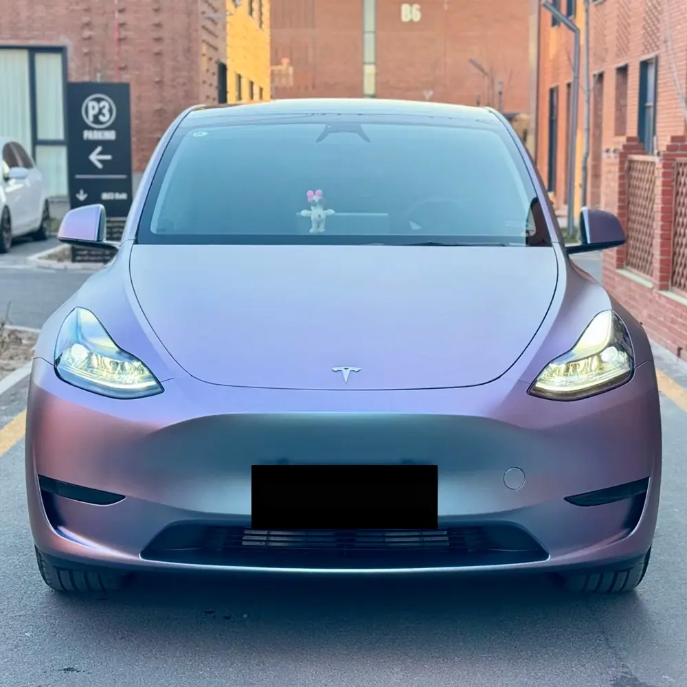 Matte Capri Purple Grey PET Liner Wrap