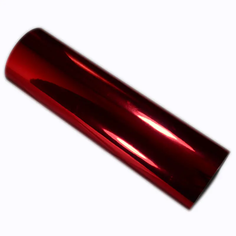 Red Mirror Chrome Air-Channel Vinyl Wrap