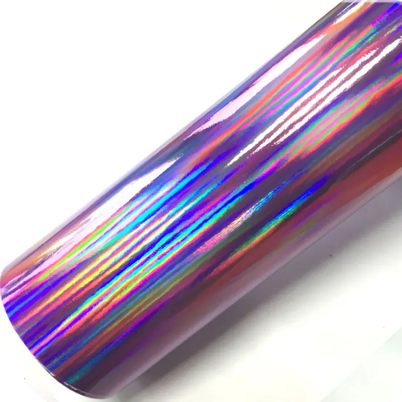 Purple Holographic Chrome Vinyl Wrap