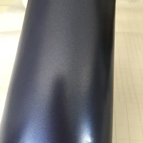 Midnight Blue Satin Metallic Vinyl Wrap