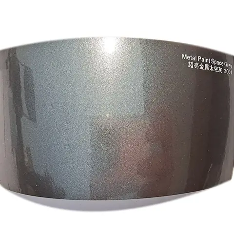 Lightning Metallic Gray Vinyl Wrap