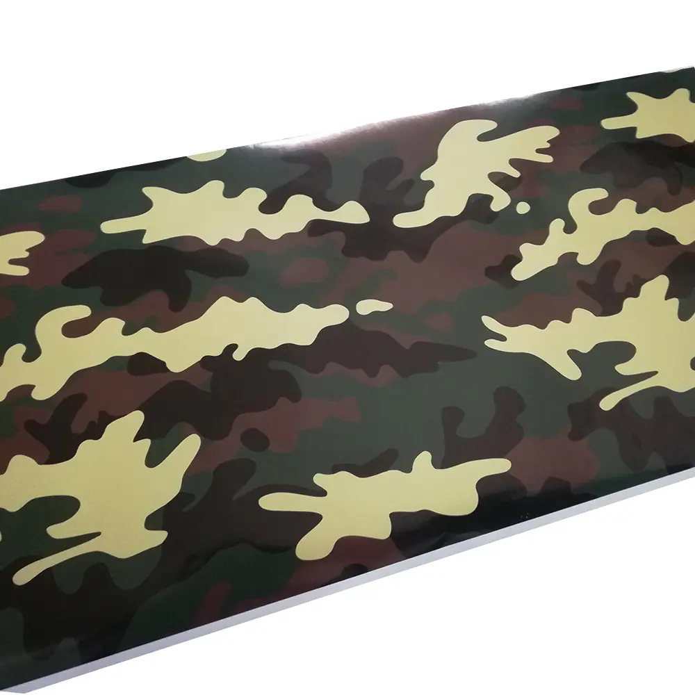 Custom Bubble-Free Camo Vinyl Wrap