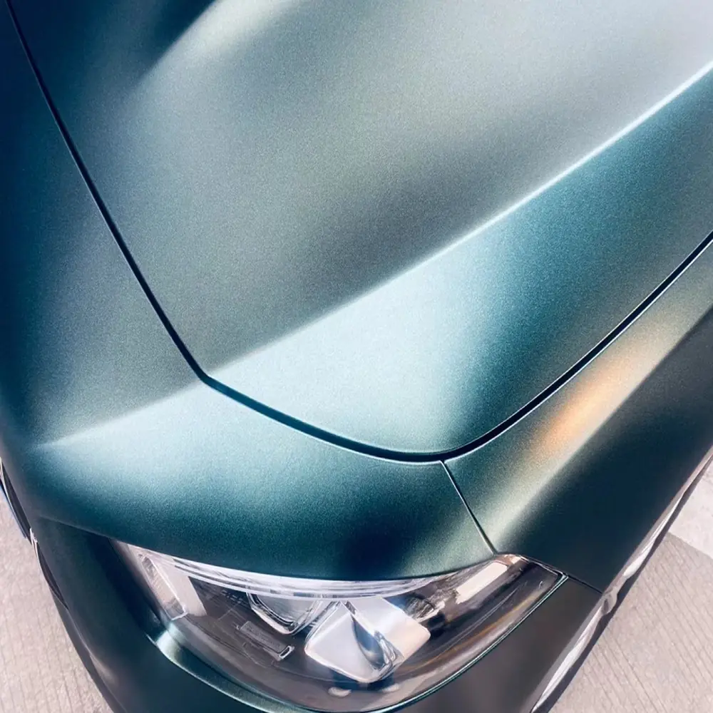 Emerald Green Matte Heavy Metal Vinyl Wrap