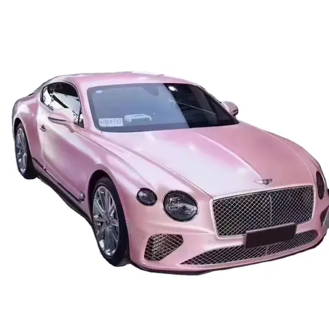 Cherry Pink Satin Metallic Vinyl Wrap