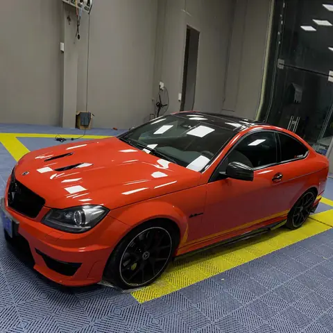Super Gloss Lava Orange PET Liner Wrap
