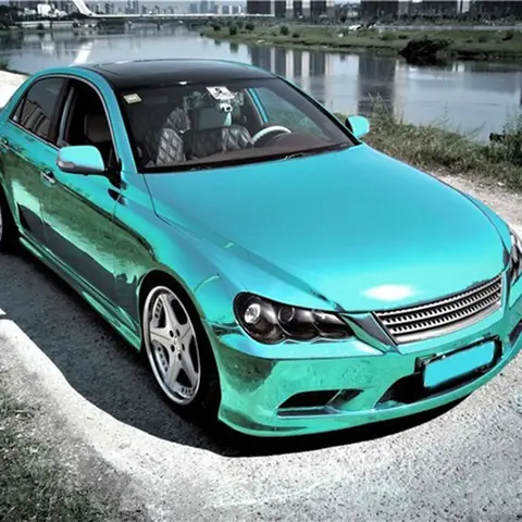 High-Stretch Chrome Vinyl Wrap